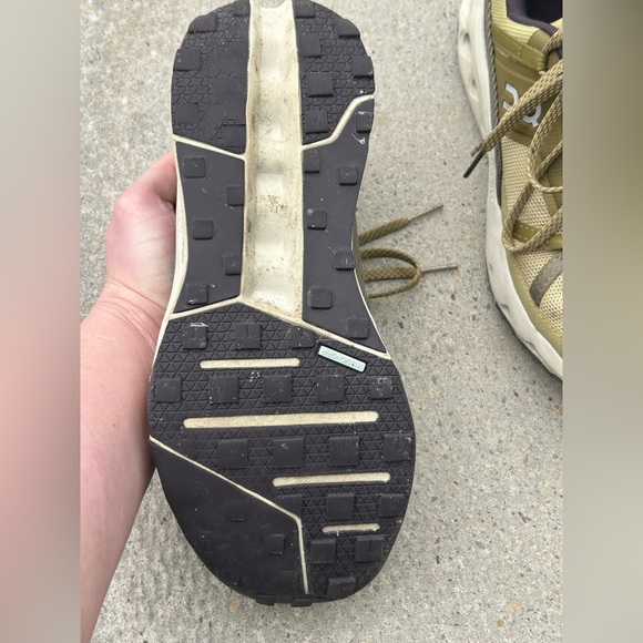 On Running Khaki Athletic Shoes - Picture 8 of 10